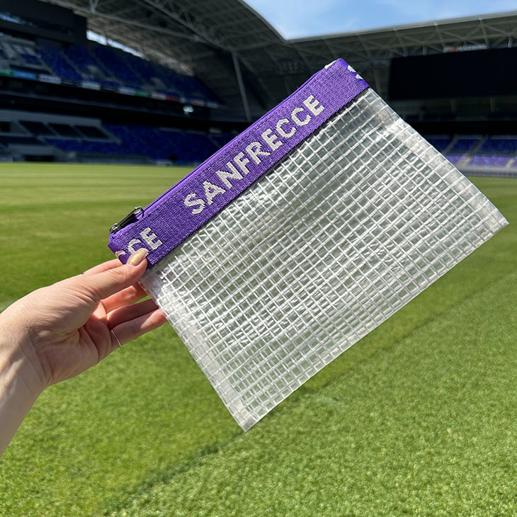 クリアフラットポーチ（SANFRECCE）