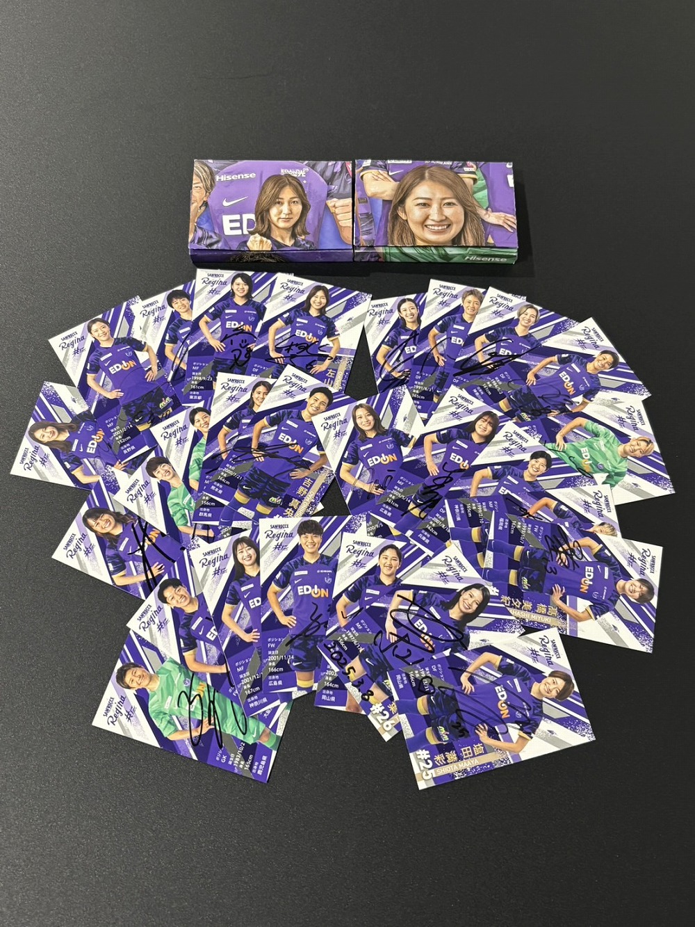選手考案!全選手のサイン＆コメント入り名刺