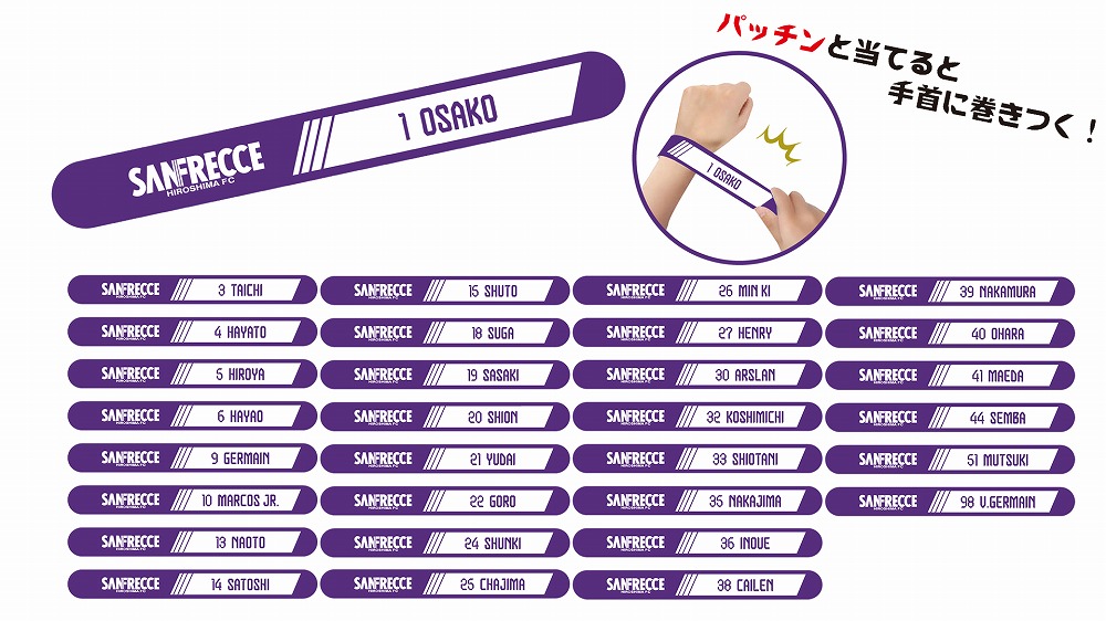 【ガチャ】25 プレイヤーズパッチンブレス(全31種)