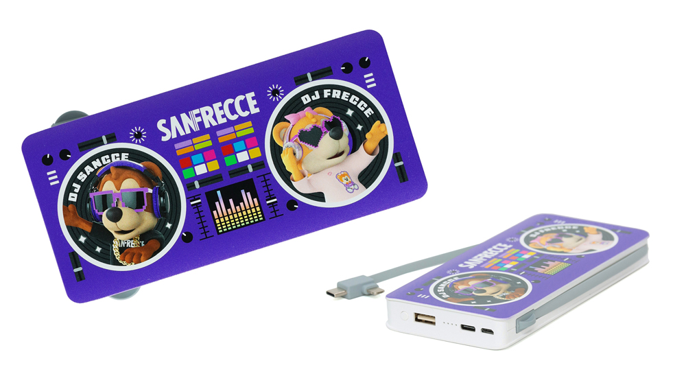 超熱狂ナイトフェス DJサンチェ プロデュース モバイルバッテリー（ターンテーブル）