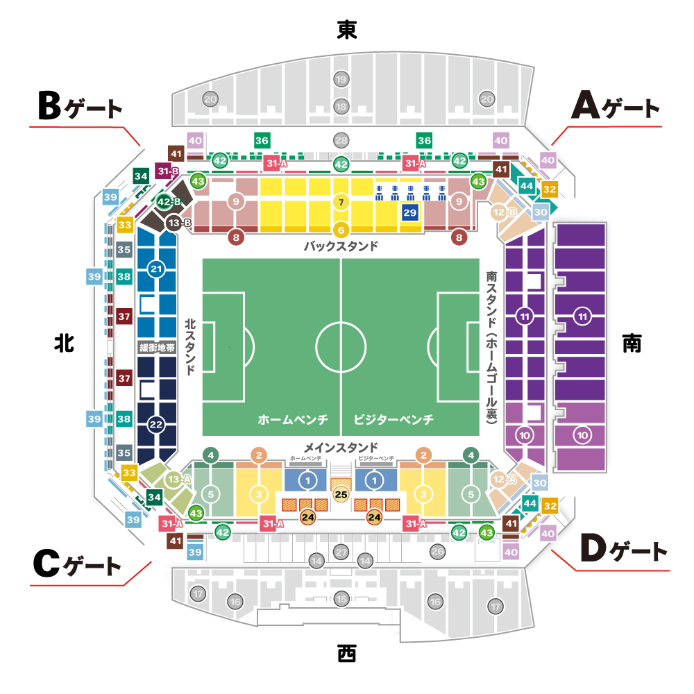 スタジアム座席図