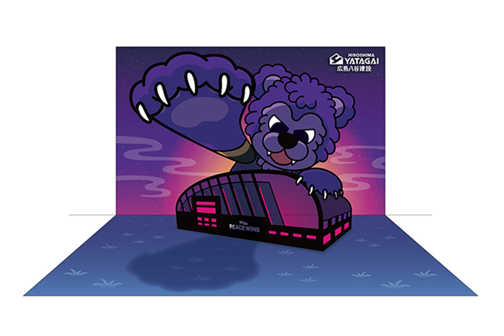 超熱狂バイオレットハロウィーンフォトスポット