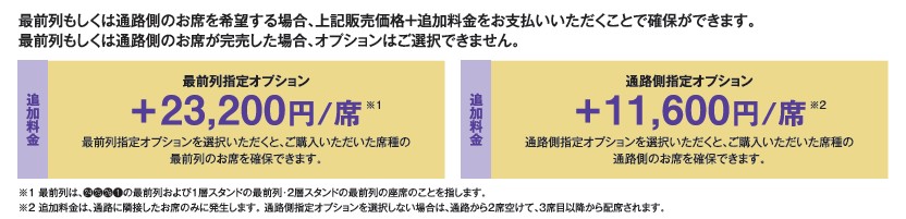 オプション料金
