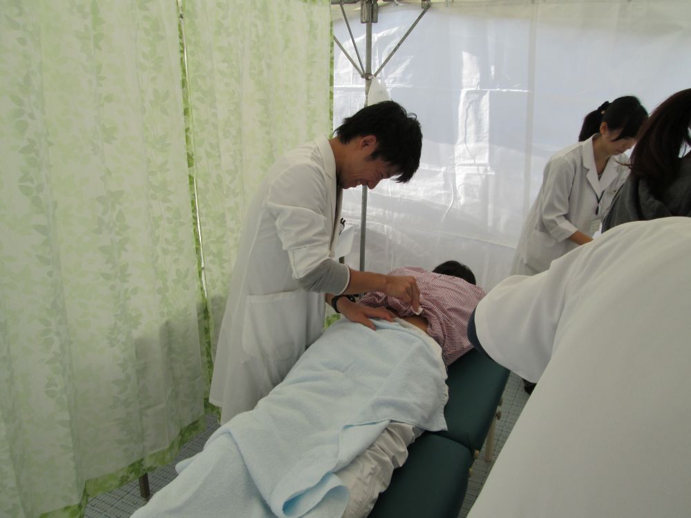 朝日医療専門学校ブース