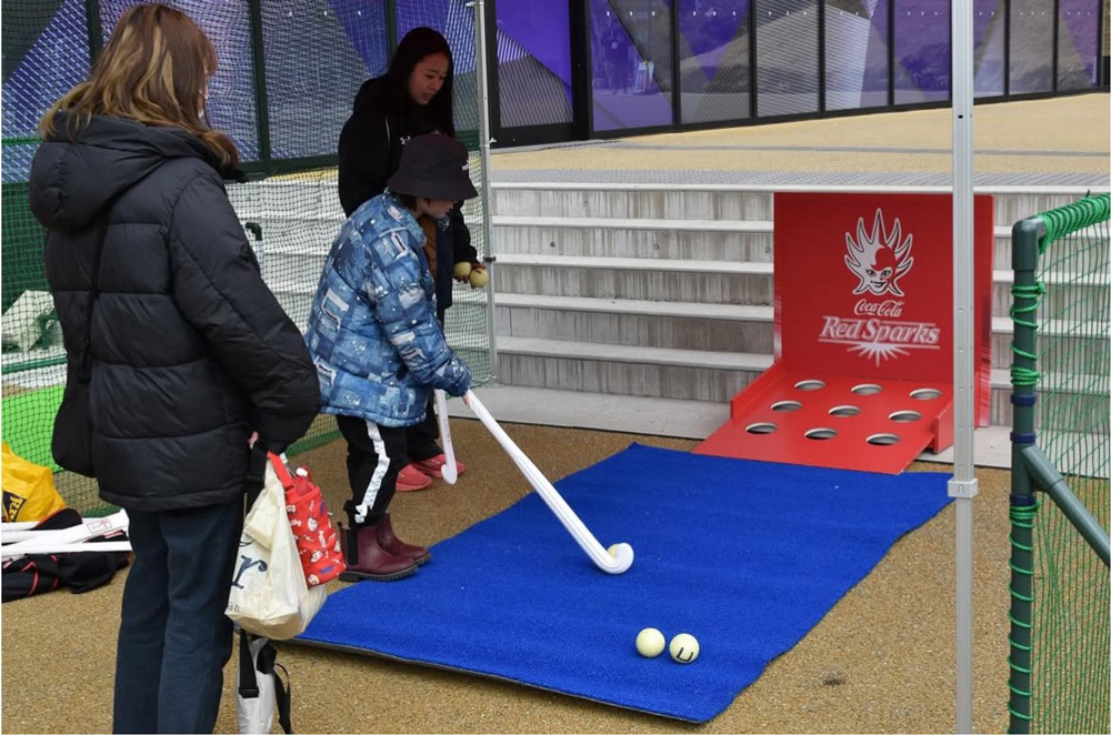 コカ・コーラレッドスパークスブース