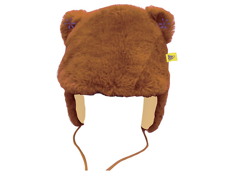 イヤーフラップ付きファーキャップ 