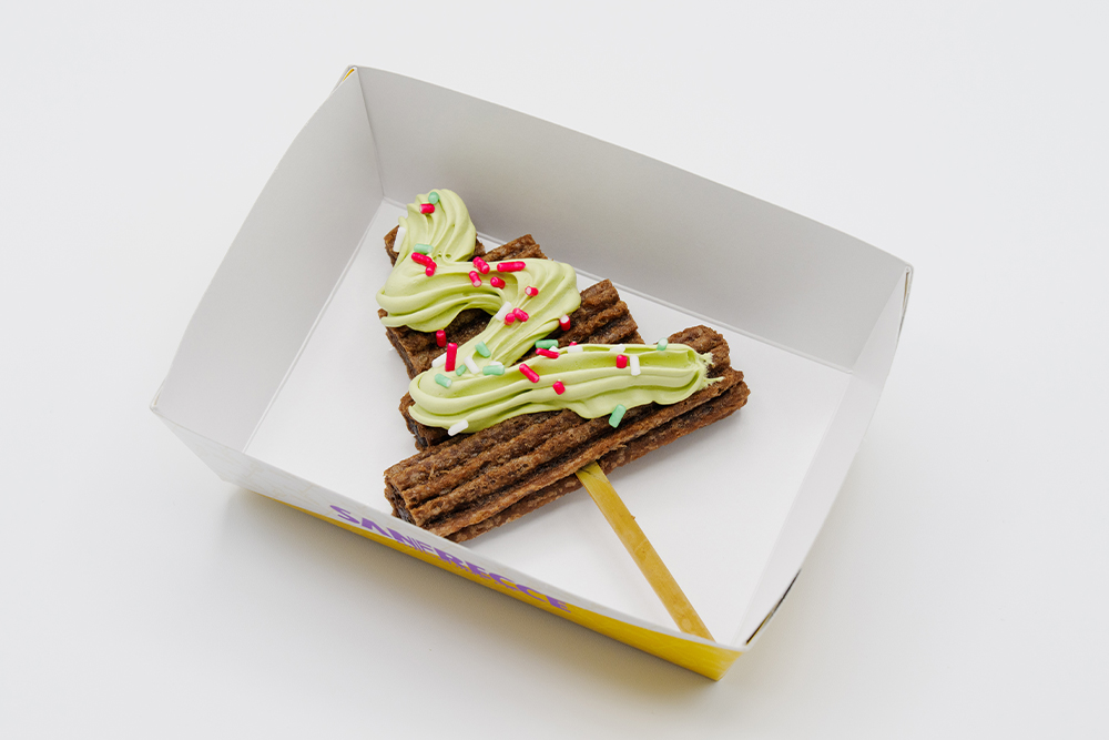 クリスマスツリーチュロス