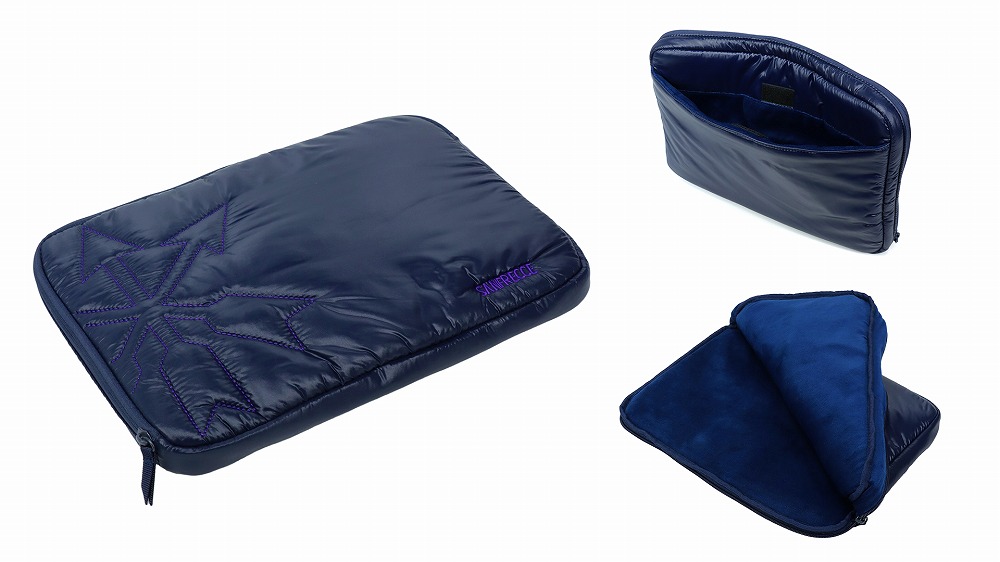 キルティングPCケース（ネイビー）