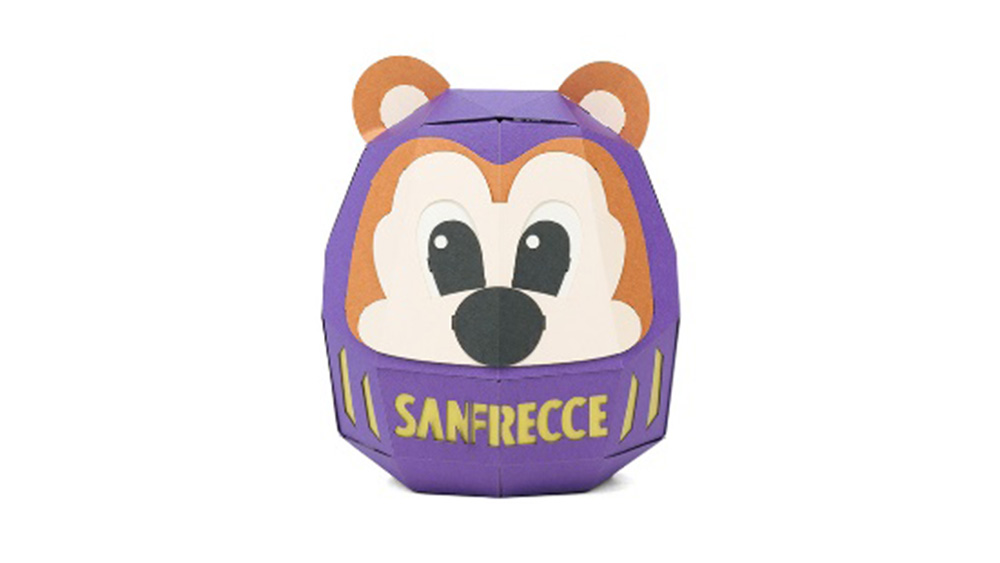 ペーパークラフトだるま（サンチェ）