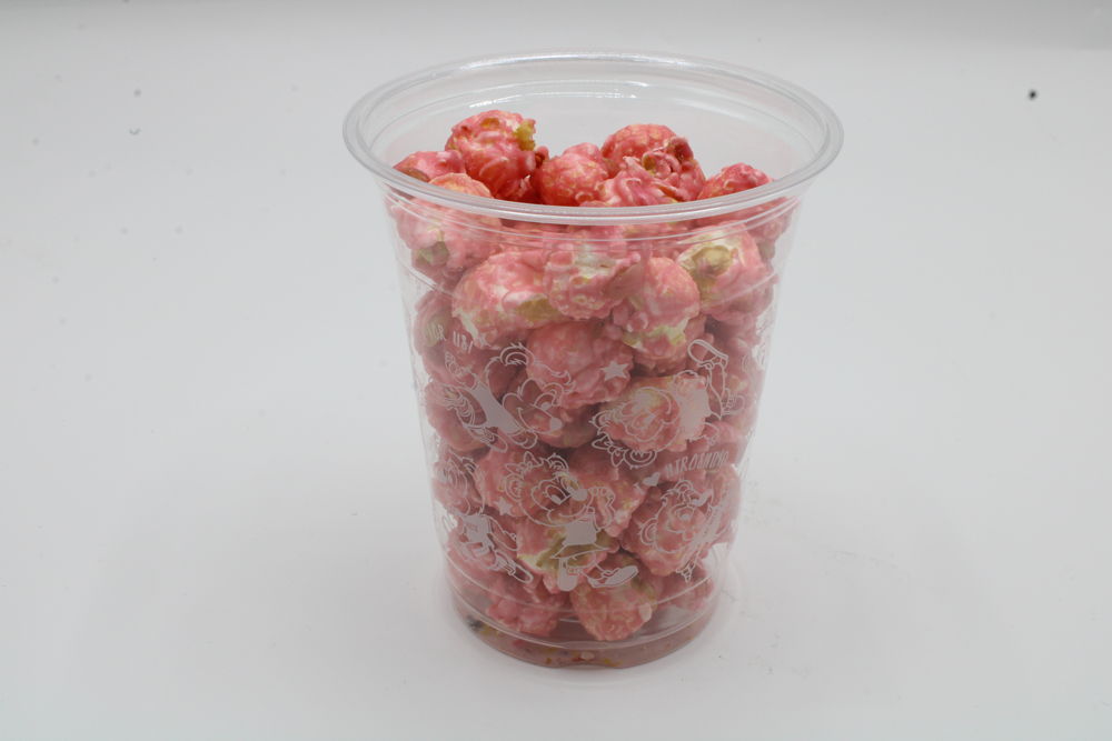 いちごミルクのポップコーン