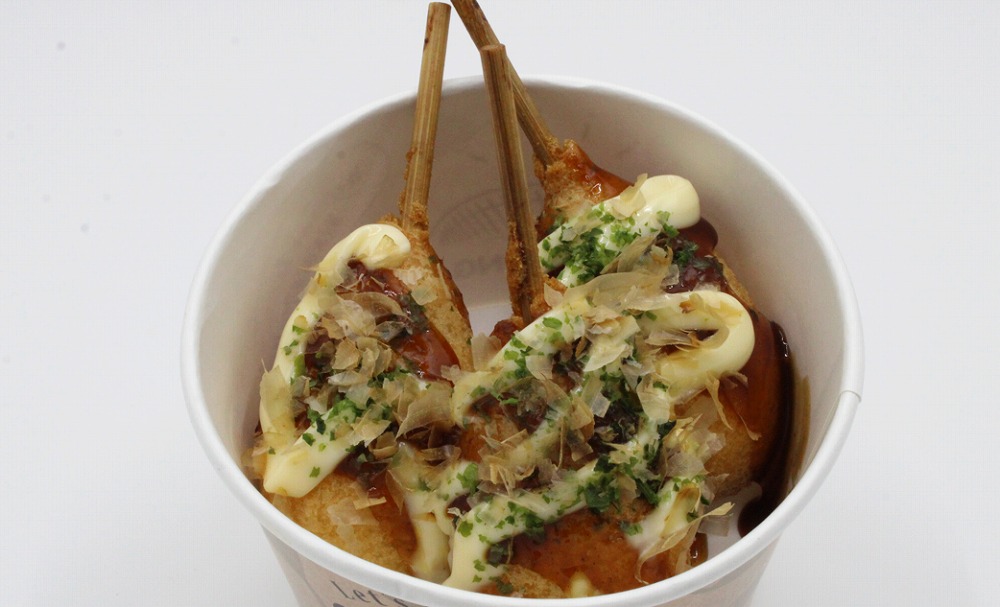 ミミニアメリカンドッグ～お好み焼き風～