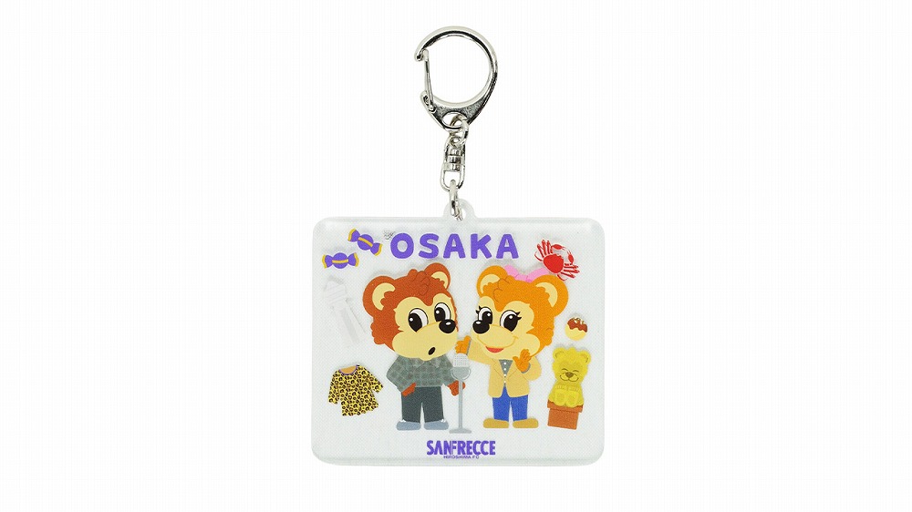 サンチェ大阪観光シリーズ アクリルキーホルダー（漫才ver）