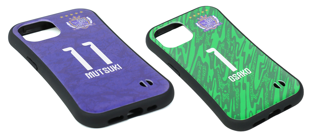 26 ユニフォーム柄 耐衝撃グリップ iPhoneケース