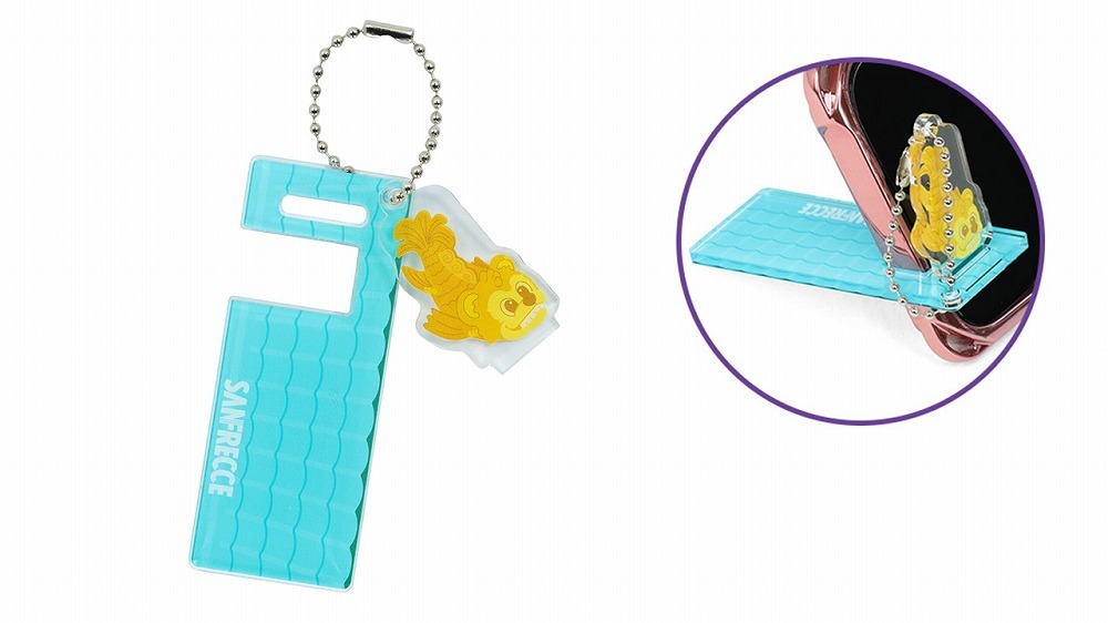 サンチェ名古屋観光シリーズ スマホスタンドキーチェーン（しゃちほこサンチェ）