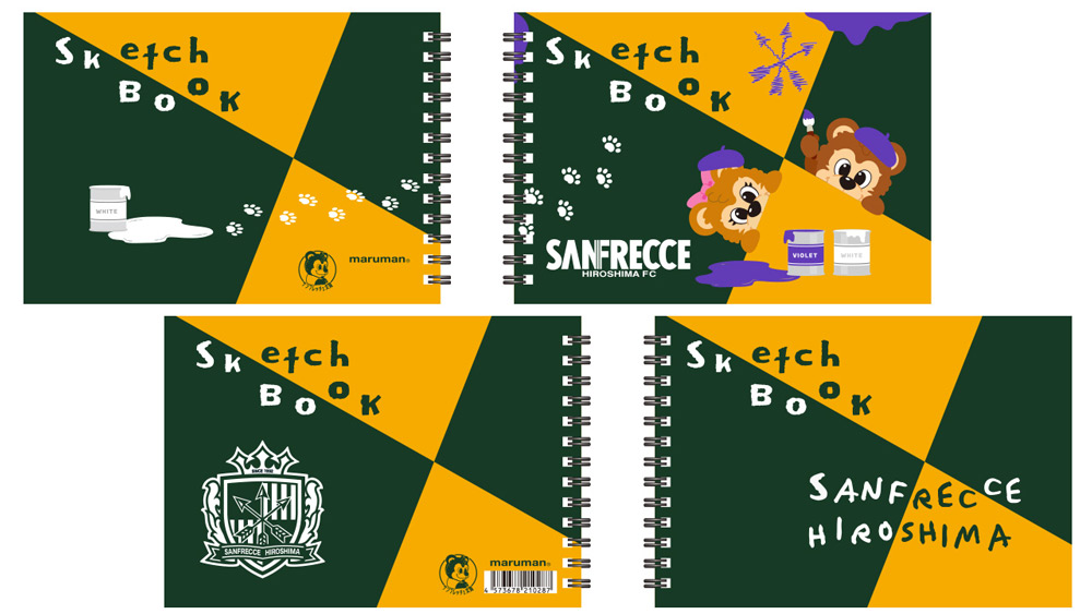 マルマンコラボスケッチブック（サンチェフレッチェ画伯/エンブレム）B6