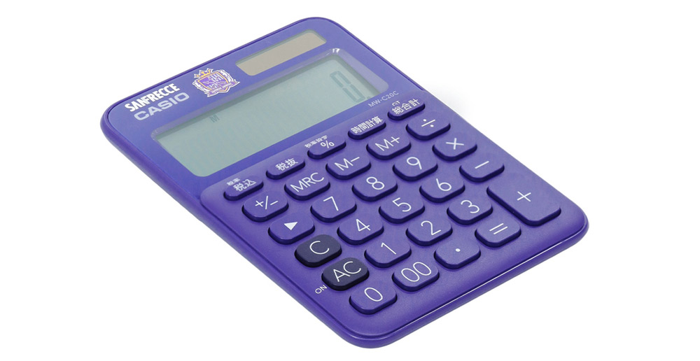 CASIO計算機コラボ電卓 バイオレット