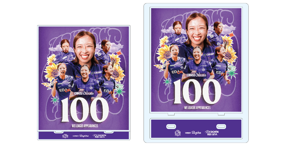 【受注商品】市瀬千里選手 WEリーグ通算100試合出場記念アクリルスタンド