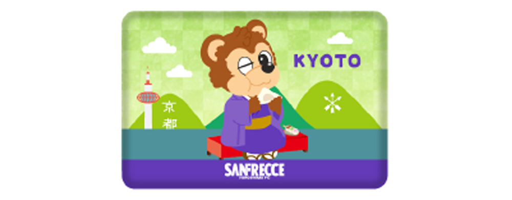 サンチェ京都観光シリーズ スクエア缶バッジ