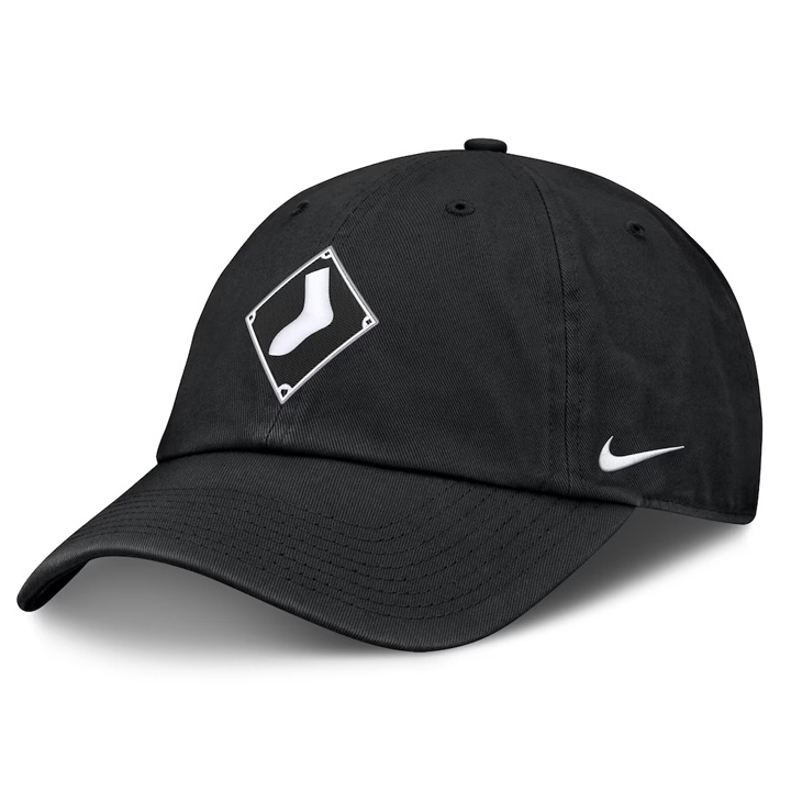 NIKE ホワイトソックス プライムタイム オーガニックコットン キャップ ブラック