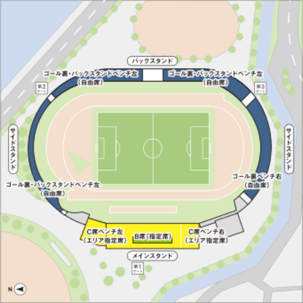 スタジアム図面