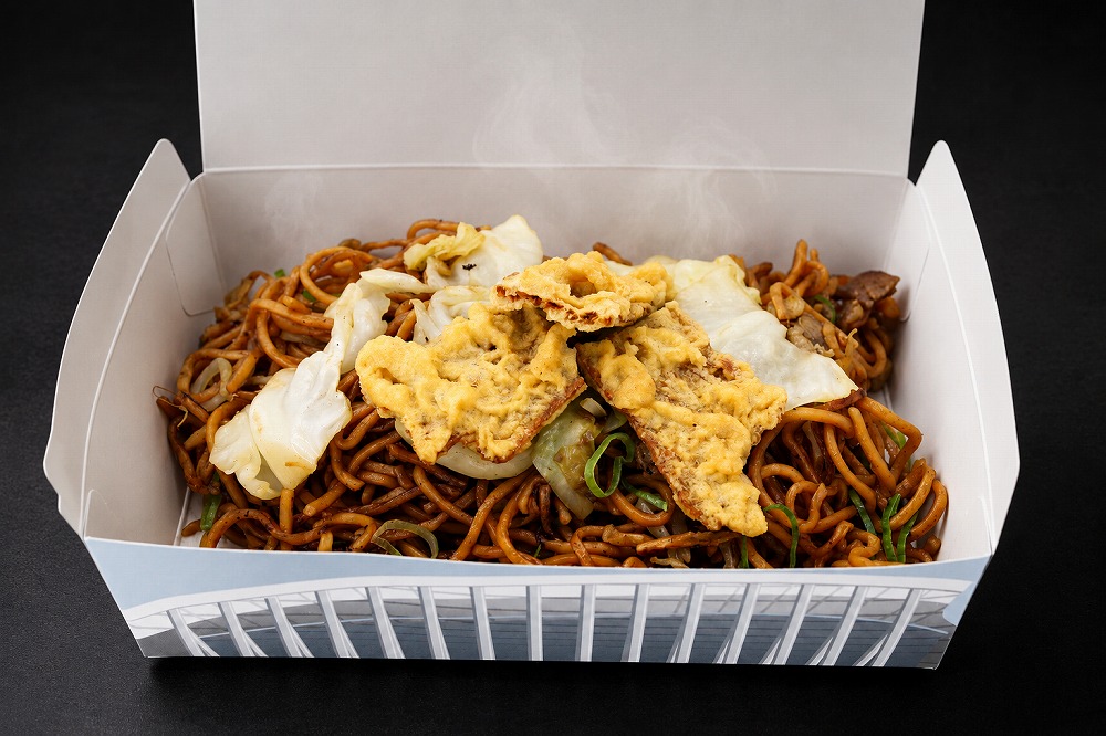 サンフレ辛麺焼きそば