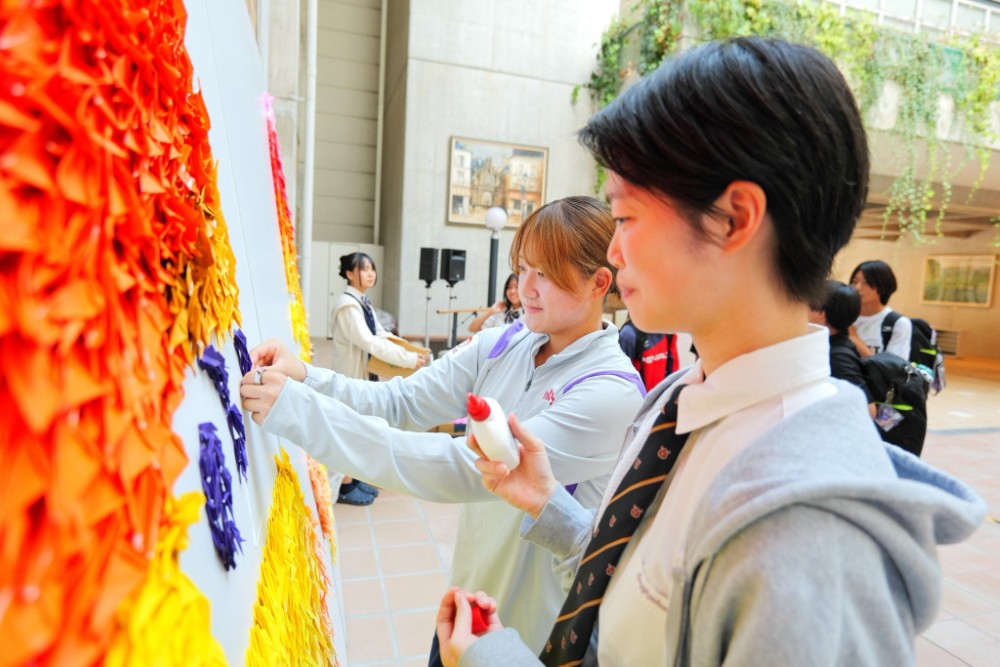 お客様参加型 巨大モザイクアート
