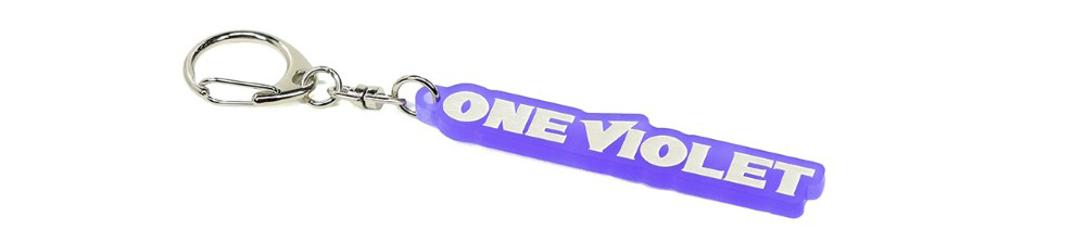 ONE VIOLET アクリルキーホルダー