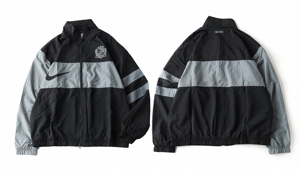 NIKE i96 レペル ウーブン トラックジャケット ブラック×グレー
